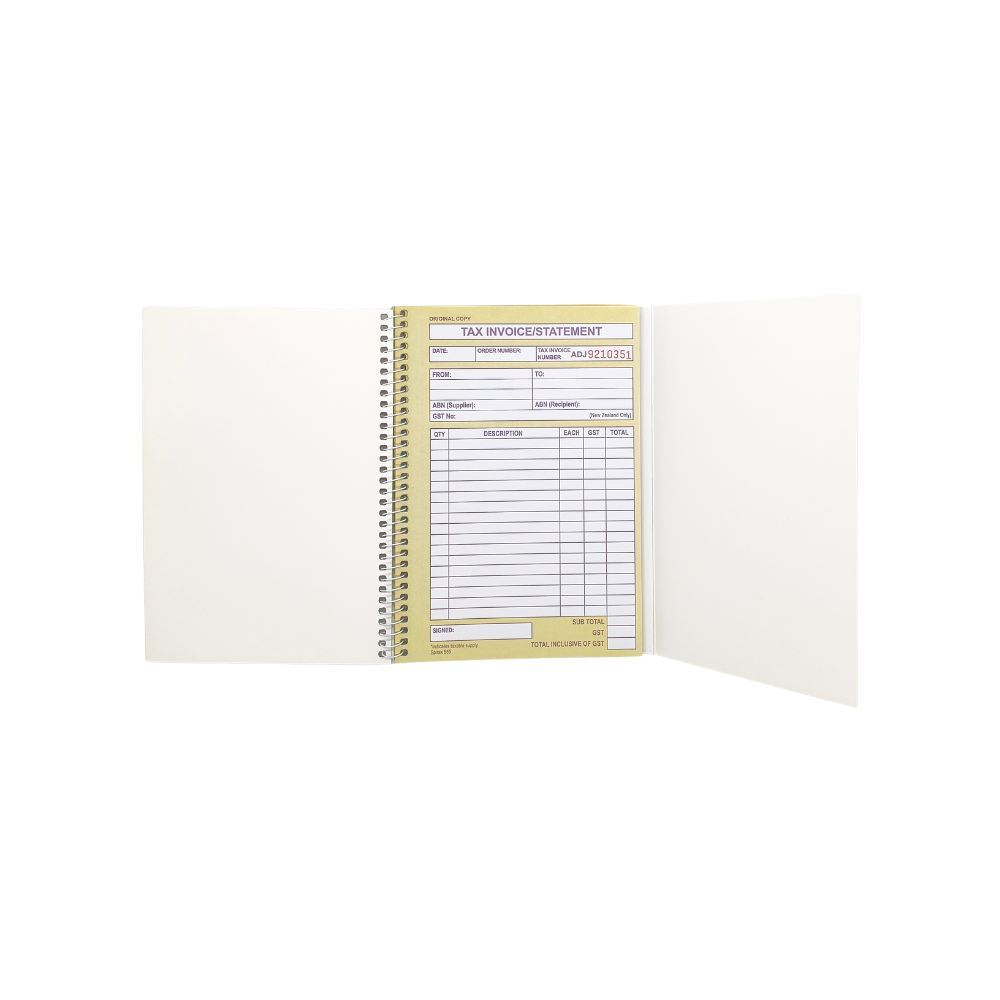 Tax Invoice & Statement Book Carbonless
