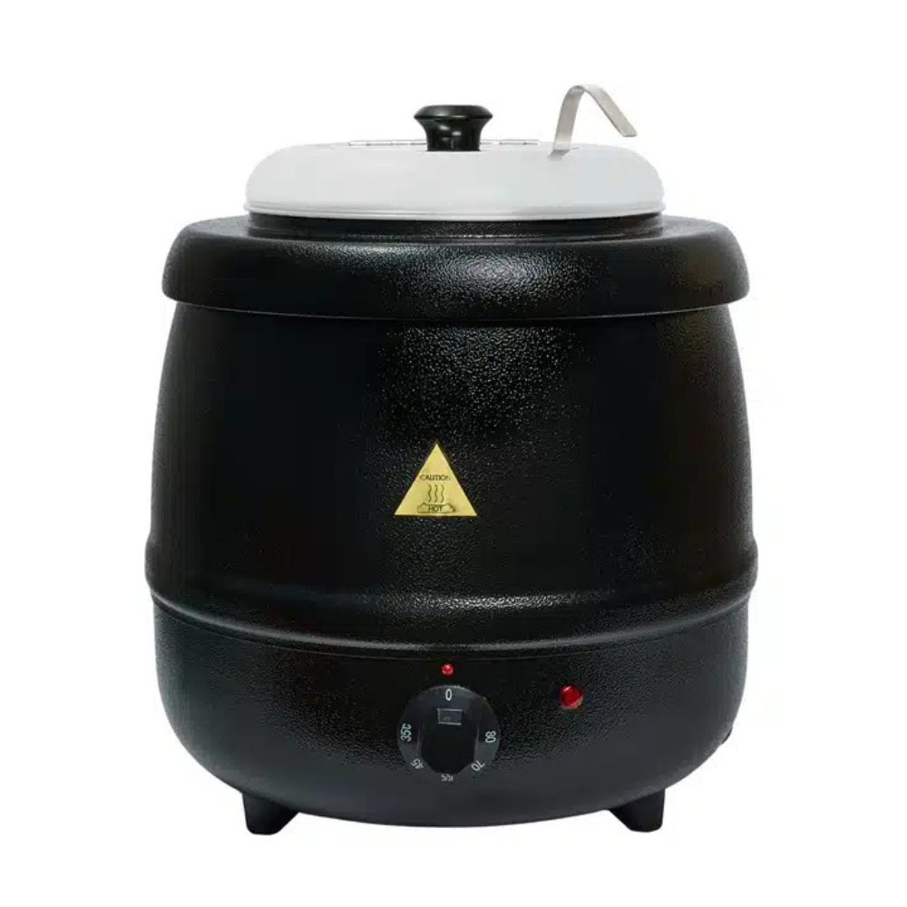 10Ltr Soup Kettle in Black