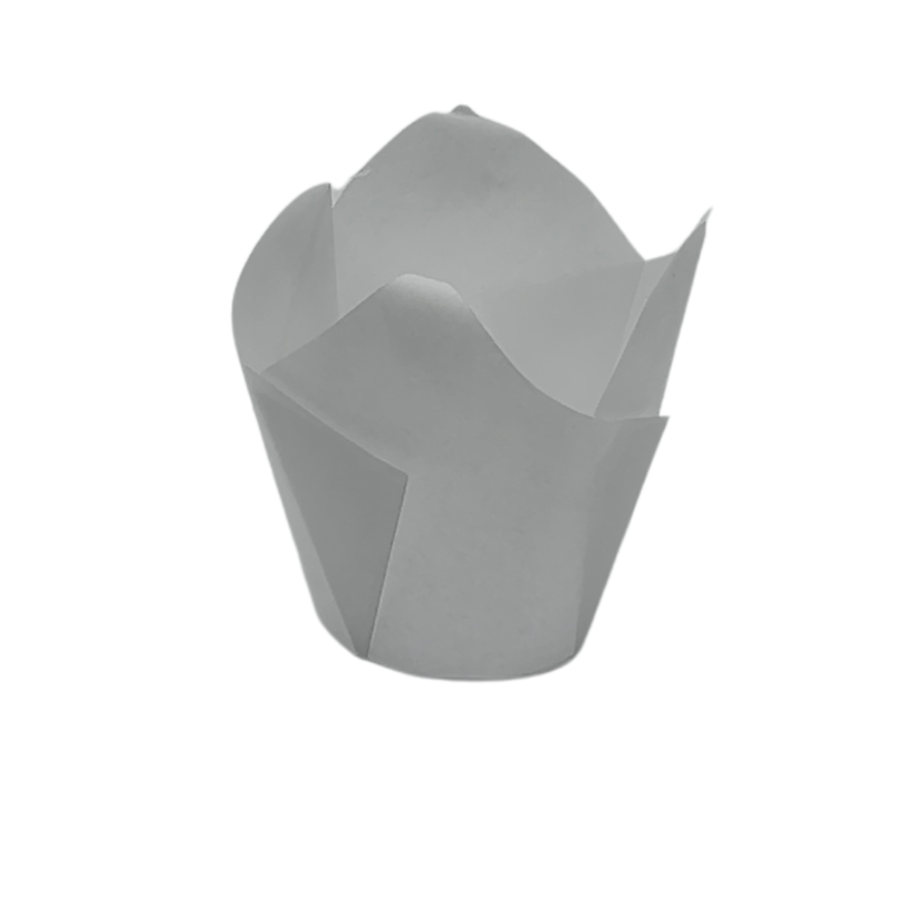 White Muffin Liner - 150mm x 50mm Base - 5000/Ctn