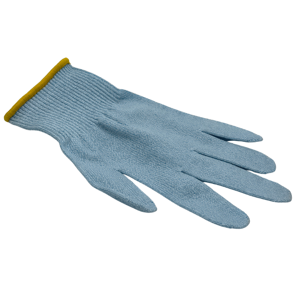 Cut Resistant Glove Med Blue Carnivore XII (Yellow Cuff)