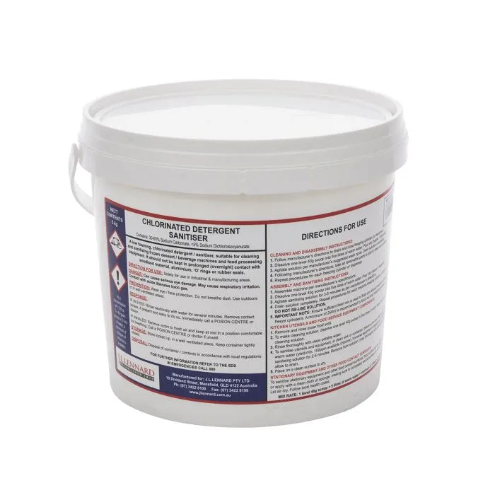 5Ltr Chlorinated Detergent Sanitiser