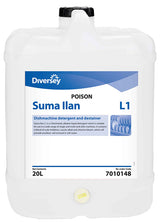 Diversey 20Ltr Suma Ilan L1 Machine Dishwashing Detergent & Destainer