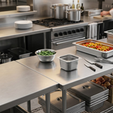 Chef Inox Gastronorm Pan 1/6 Size 176x162x100mm / 1.5Lt