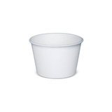 8oz Plain White Food Bowl - 1000 Units