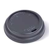 Hot Cup Lid - 12oz/16oz Black Smooth - 89mm - 1000 units