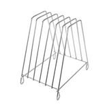 6-Slot Steel Chopping Board Rack