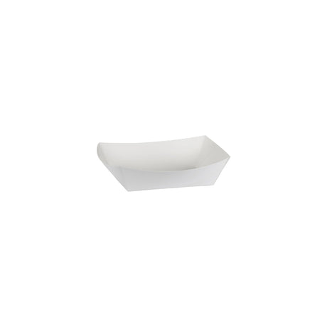 400776 Takeaway Tray No.2 Cardboard White 110x75x40mm Star Group
