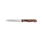 Barometer Steak Knife Serrated Point with Wood Handle 236mm - 50/Ctn