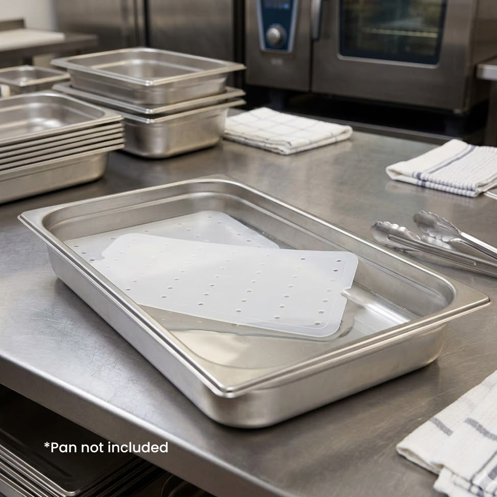 Inox Macel 1/1 Gastronorm Drain Plate Polypropylene 530x315x25mm