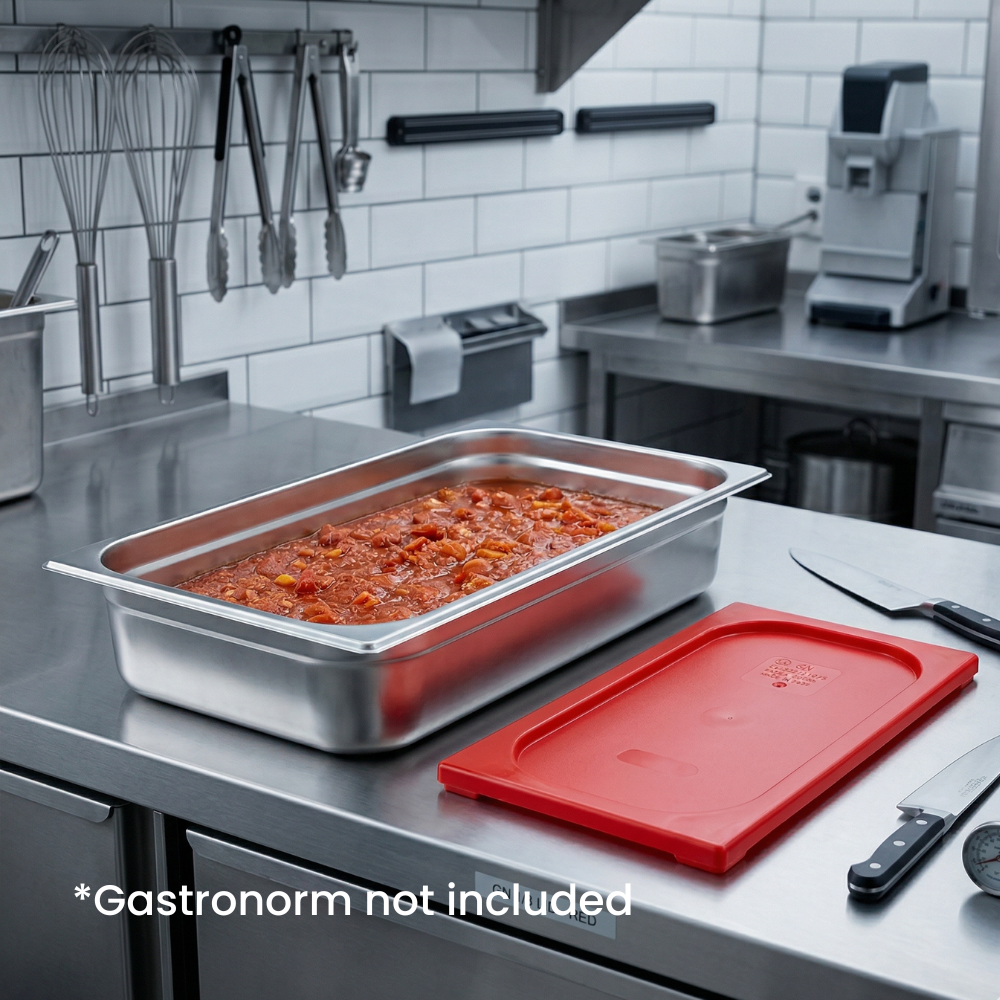 Inox Macel 1/3 Gastronorm Lid  Polypropylene 325x176x20mm