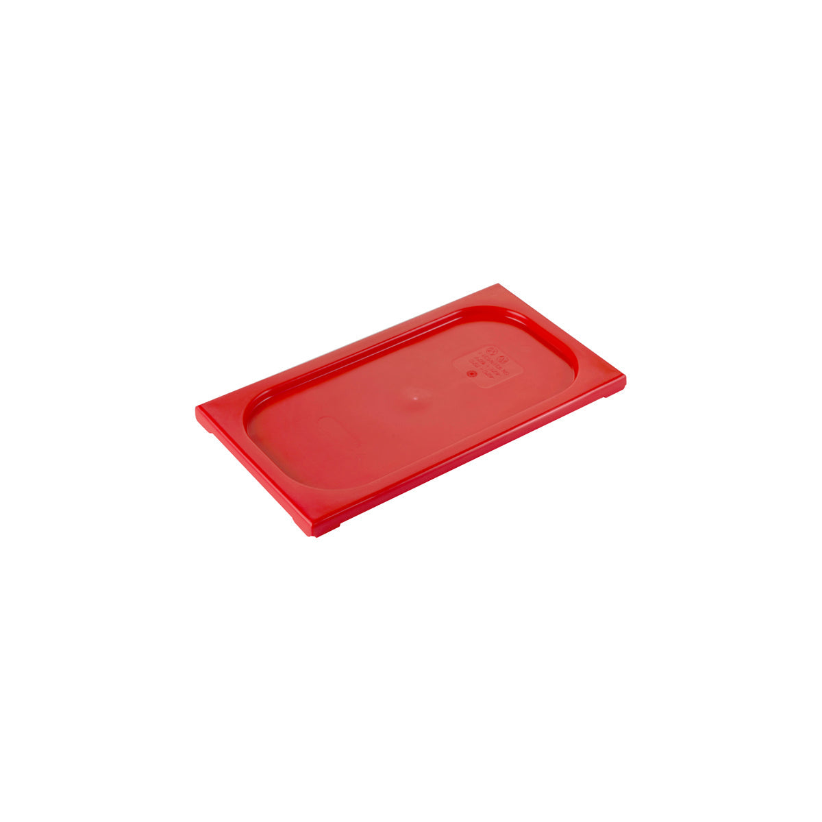 508706 Inox Macel Gastronorm Lid Polypropylene 1/3 Size Red 325x176x20mm Star Group