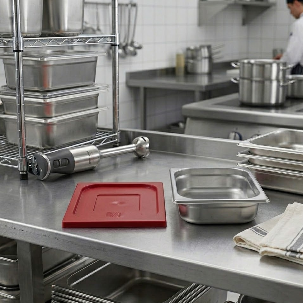 Inox Macel 1/2 Gastronorm Lid  Polypropylene 325x265x20mm