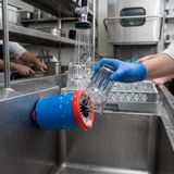 Single Glass Brush with Suction Cups