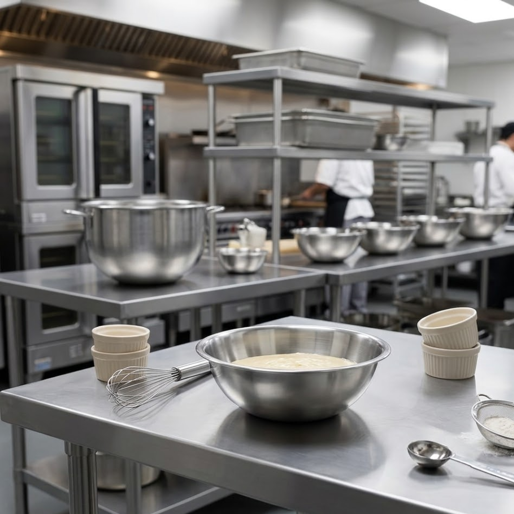 Chef Inox Mixing Bowl Stainless Steel 160x55mm / 0.6Lt