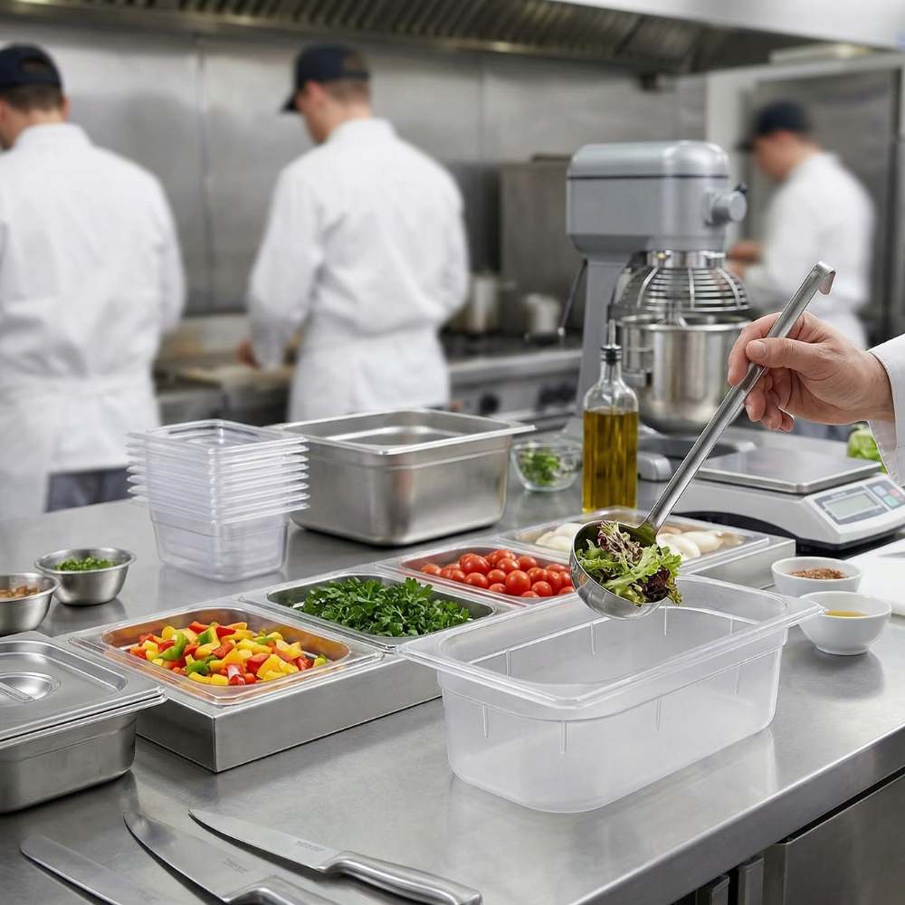 Inox Macel 1/4 Gastronorm Lid  Polypropylene 265x162x100mm / 2.5Lt