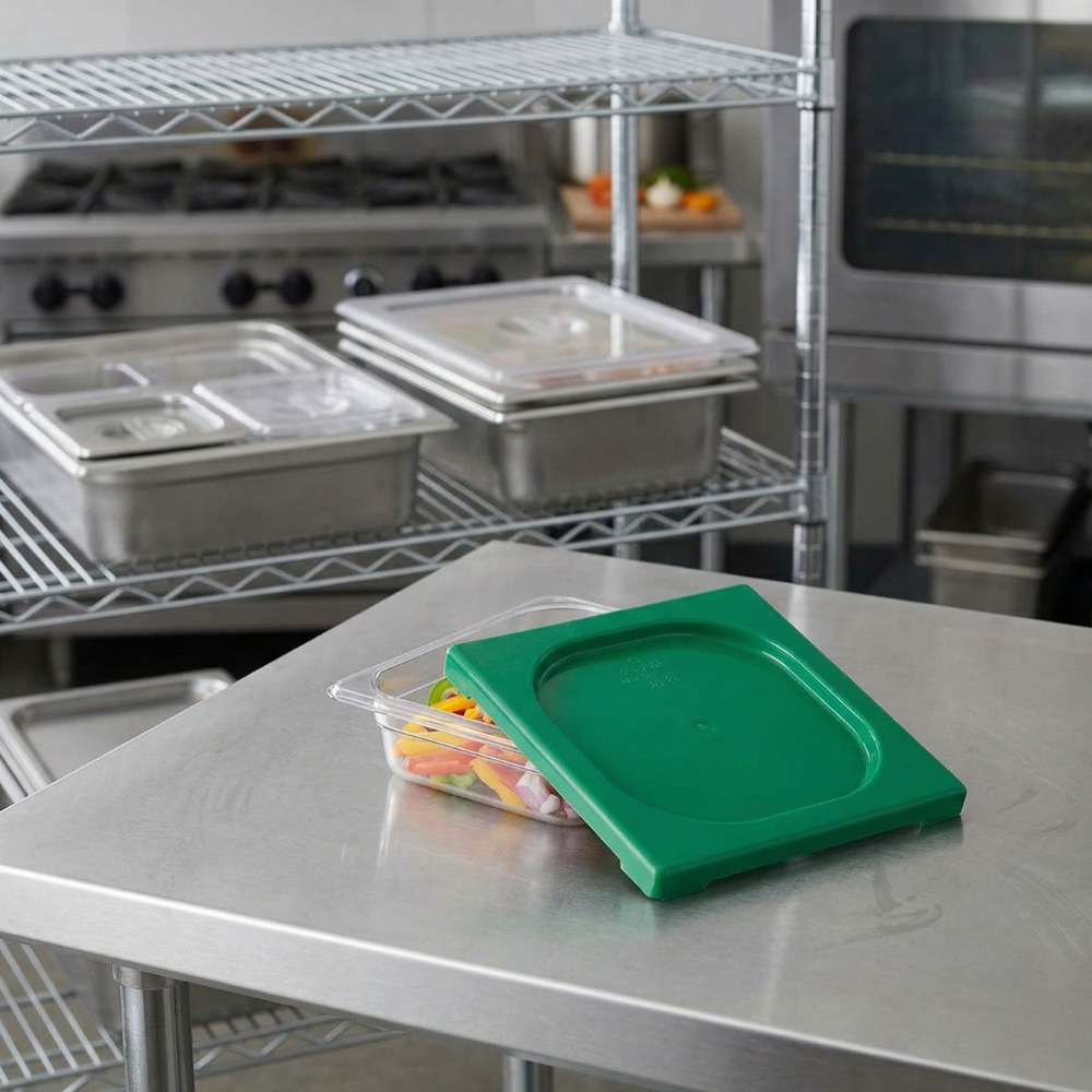 Inox Macel 1/6 Gastronorm Lid  Polypropylene 176x162x20mm