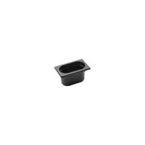 508802 Inox Macel Gastronorm Pan Polycarbonate Black 1/9 Size 176x108x100mm / 1.0Lt Star Group