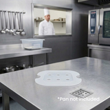 Inox Macel 1/6 Gastronorm Drain Plate Polypropylene 166x152x25mm