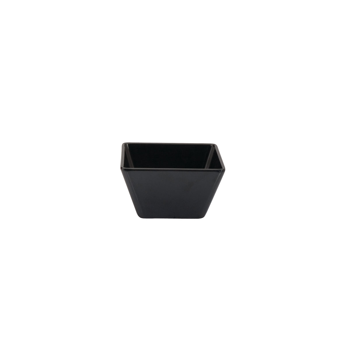 508808 Ryner Square Bowl Black Melamine 130x130x70mm Star Group