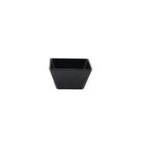 508808 Ryner Square Bowl Black Melamine 130x130x70mm Star Group