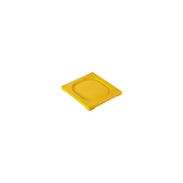 508855 Inox Macel Gastronorm Lid Polypropylene 1/6 Size Yellow 176x162x20mm Star Group