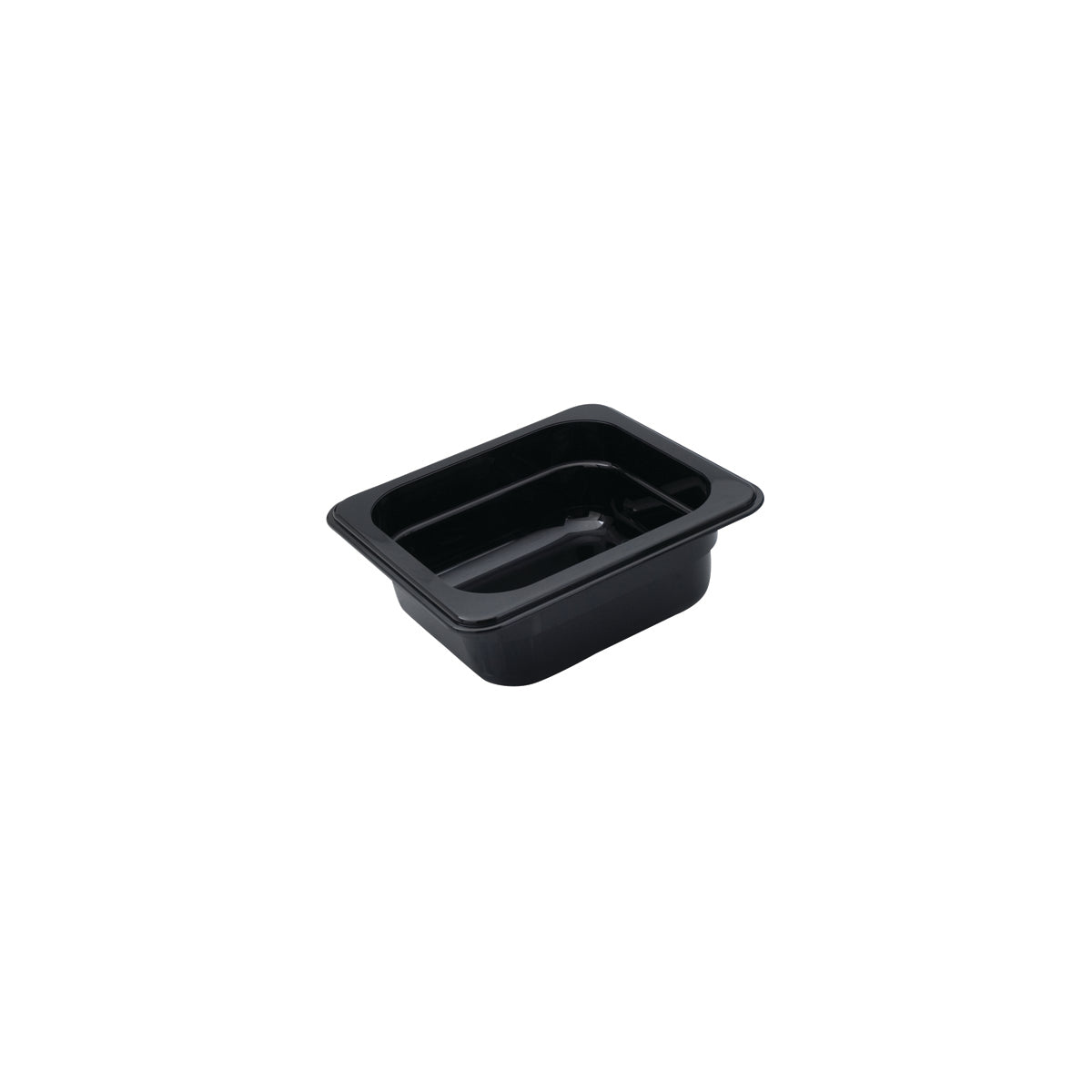 508860 Food Pan 1/6 Size Polycarbonate Black 176x162x150mm / 2.22Lt Star Group