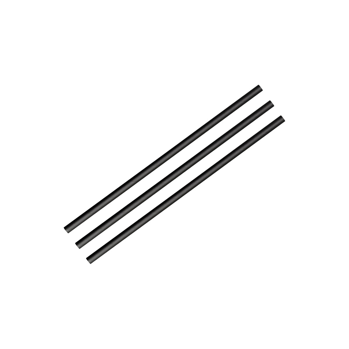 516604 Breeze Regular Straw Paper Black 197mm Star Group