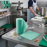Dalton Hygiene Heavy Duty Wipes Green 90 Sheets Roll 300x500mm