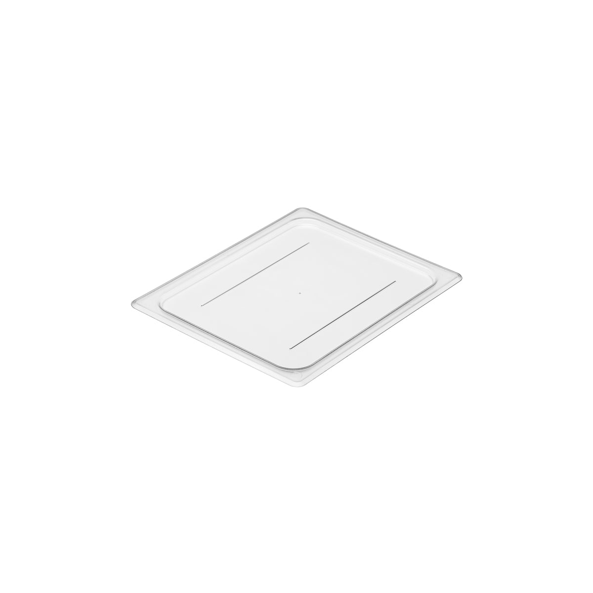 532046 Cambro 1/2 Size Food Pan Cover Flat Polycarbonate Clear 265x325mm Star Group