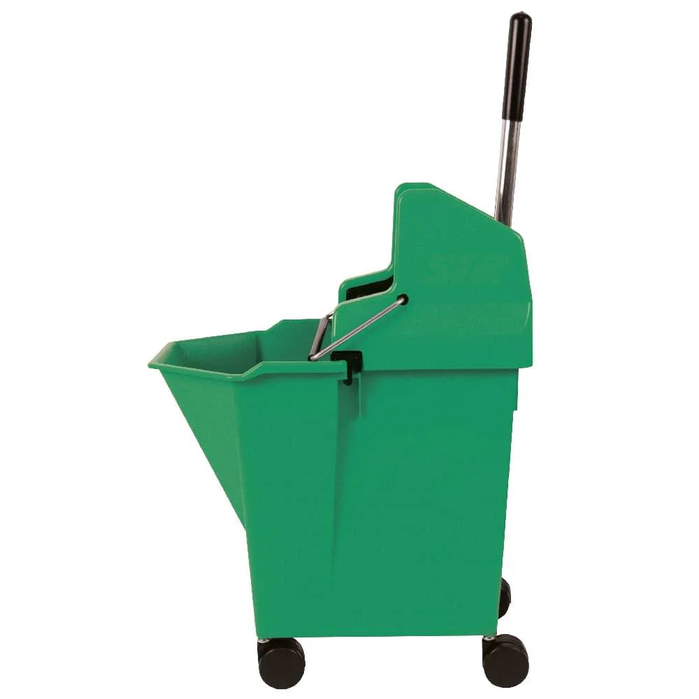 Commercial Mop Bucket w/ Castors in Green