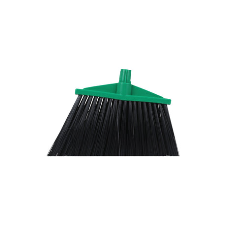 532115 SYR Angle Head Lobby Brush Broom Nylon Bristles Green 300mm Star Group