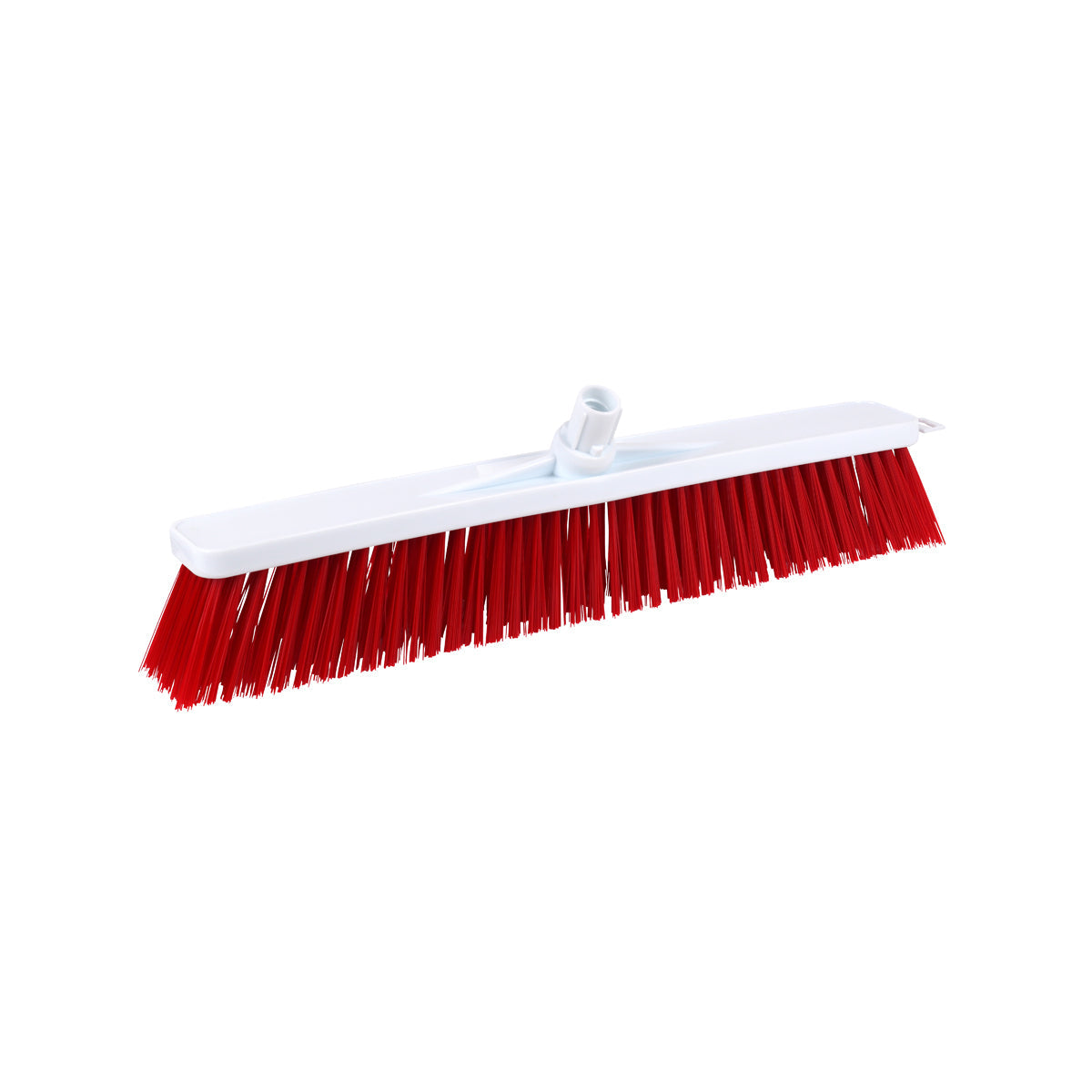 532124 SYR Hard Head Broom Nylon Bristles Red 500mm Star Group