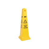 532136 SYR Wet Floor Cone Yellow 914mm Star Group
