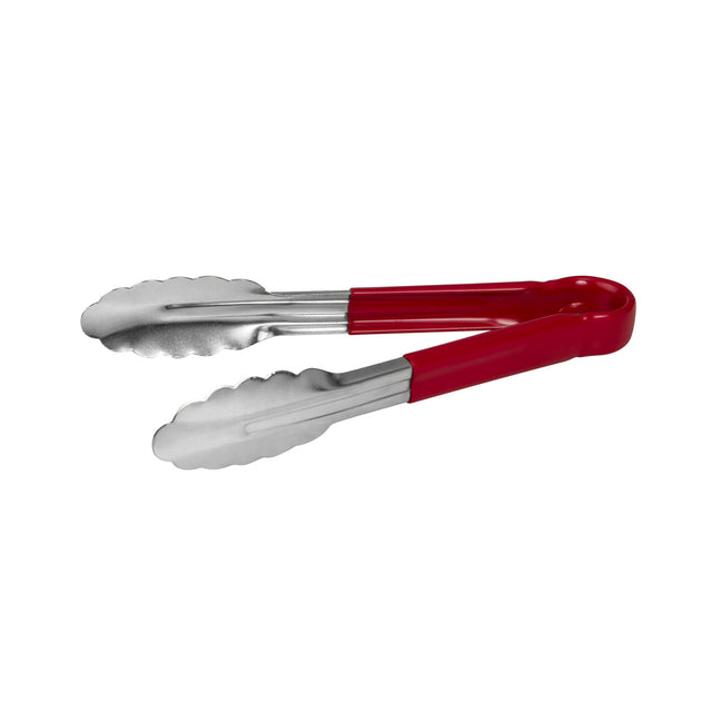 532140 Colour Coded Tong Red PVC Handle 230mm Star Group