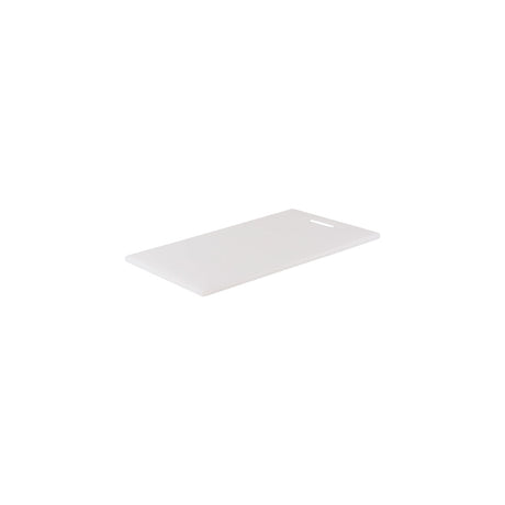 532148 Chef Inox Cutting Board with Handle Polyethylene White 355x205x12mm Star Group