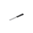 532158 Chef Inox Spatula / Palette Knife Black Handle 140x30mm Star Group