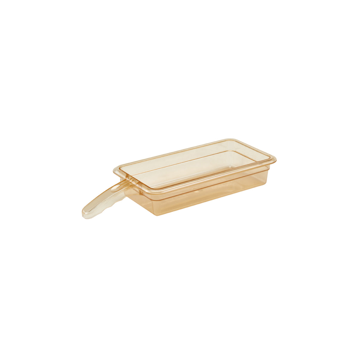 532181 Cambro 1/3 Size Food Pan High Heat Polycarbonate Amber Single Handle 176x325x65mm / 2.4Lt Star Group