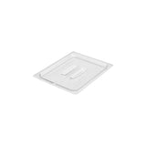 532189 Cambro 1/2 Size Food Pan Cover With Handle Polycarbonate Clear 265x325mm Star Group