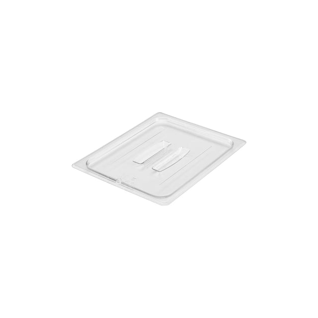 532189 Cambro 1/2 Size Food Pan Cover With Handle Polycarbonate Clear 265x325mm Star Group