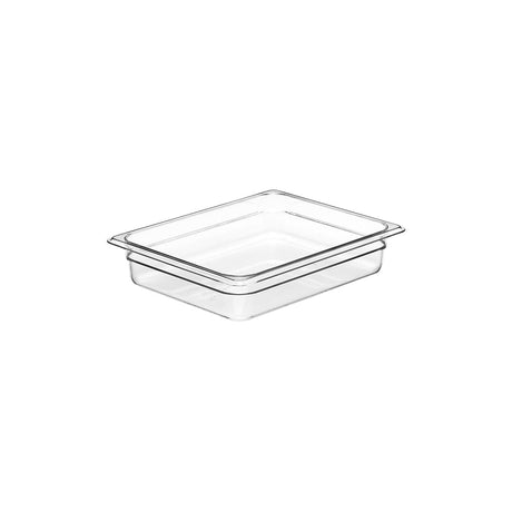 532191 Cambro 1/2 Size Food Pan Polycarbonate Clear 325x530x65mm / 3.9Lt Star Group