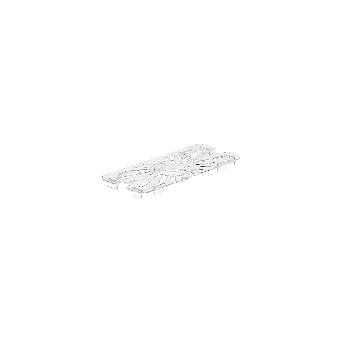 532194 Cambro 1/3 Size Food Pan Shelf Drain Polycarbonate Clear 176x325mm Star Group