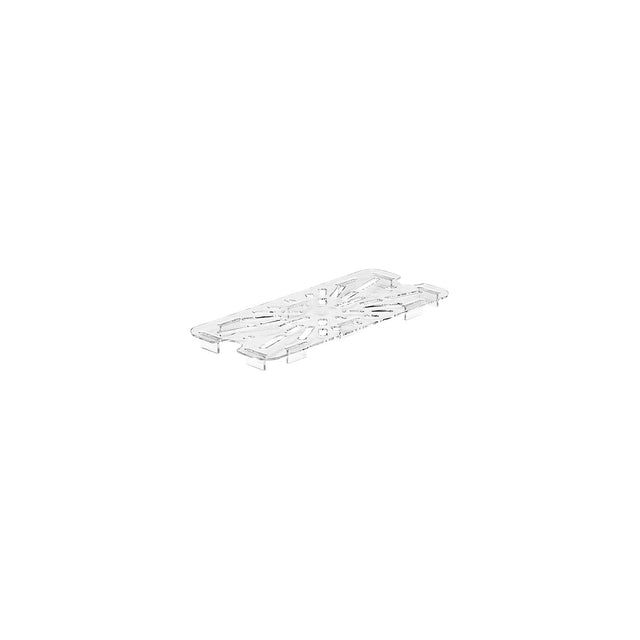 532194 Cambro 1/3 Size Food Pan Shelf Drain Polycarbonate Clear 176x325mm Star Group