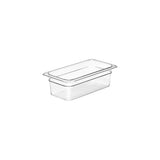 532196 Cambro 1/3 Size Food Pan Polycarbonate Clear 176x325x100mm / 3.6Lt Star Group