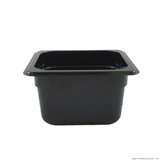 Cambro 1/6 Size Food Pan Polycarbonate Black 162x176x100mm / 1.5Lt, 1 Unit