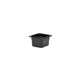 532200 Cambro 1/6 Size Food Pan Polycarbonate Black 162x176x100mm / 1.5Lt Star Group