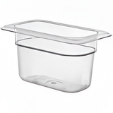 Cambro 1/9 Size Food Pan Polycarbonate Clear 108x176x100mm / 0.85Lt, 1 Unit