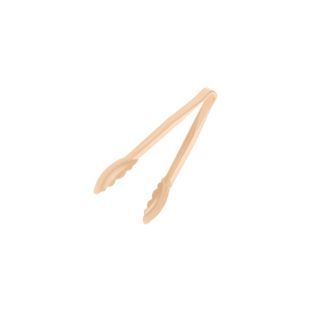 532223 Cambro Lugano Scallop Tongs Polycarbonate Beige 230mm Star Group