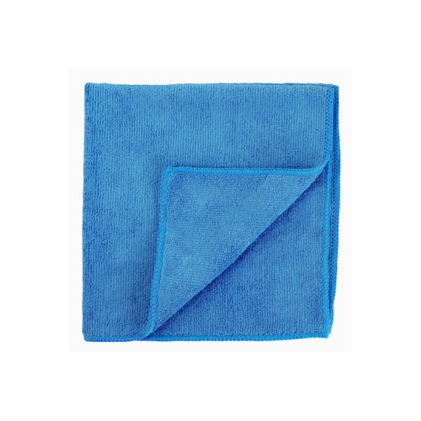 Microfibre Blue Cleaning Cloth, Packet of 10