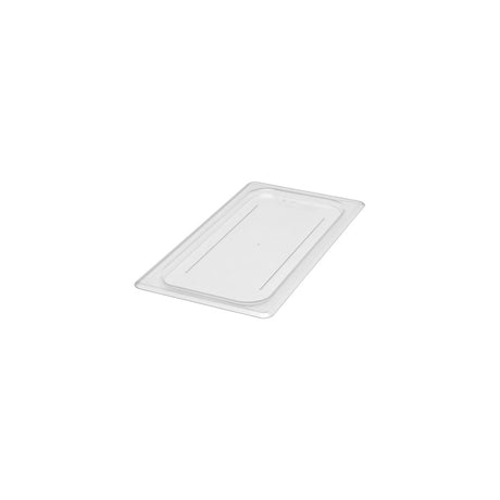532292 Cambro 1/3 Size Food Pan Cover Flat Polycarbonate Clear 176x325mm Star Group