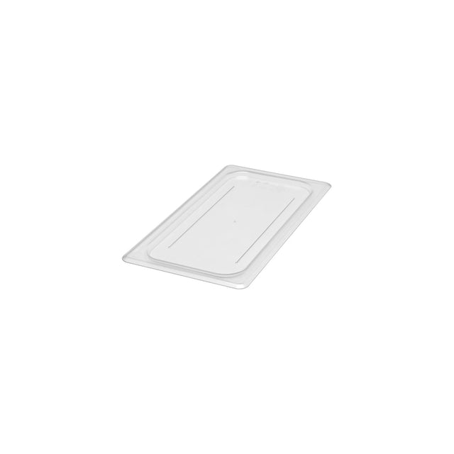 532292 Cambro 1/3 Size Food Pan Cover Flat Polycarbonate Clear 176x325mm Star Group